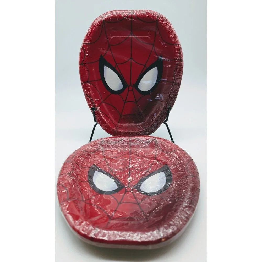 Marvel Spiderman Birthday Party Decorations Plates Napkins Treat Bags Streamers